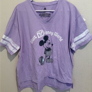 Walt Disney World Lavender VNeck